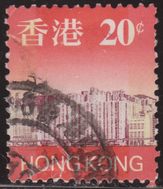 China Hong Kong 1997 Scott 764 Sello º Vues Panoramiques de Jour à Partir du Port 20c Utilisé usado